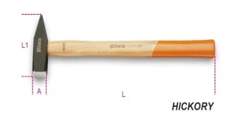 Beta Tools 1370 Engineer's Hammer Hickory Shaft 1000g 360mm 013700060