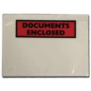 GoSecure Document Envelopes Documents Enclosed Self Adhesive A7 Pack