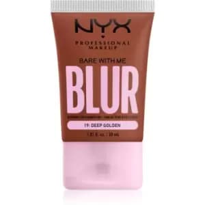 NYX Professional Makeup Bare With Me Blur Tint hydrating foundation shade 19 Deep Golden 30ml