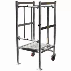 1 Tread Mobile Hop Up Smart Pod 2m Enclosed Guardrail Podium Platform Steps