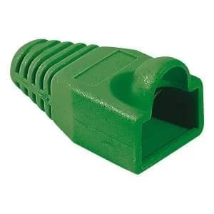 Bag of 10 Green RJ45 Sleeves 6.5mm