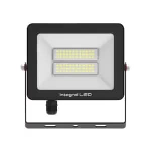 Integral LED Lighting - Integral Super Slim 2 Floodlight IP67 3000LM 30W 4000K 120› Non Dimmable 100LM/W Black