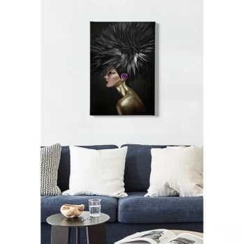 Kanvas Tablo (50 x 70) - 51 Multicolor Decorative Canvas Painting