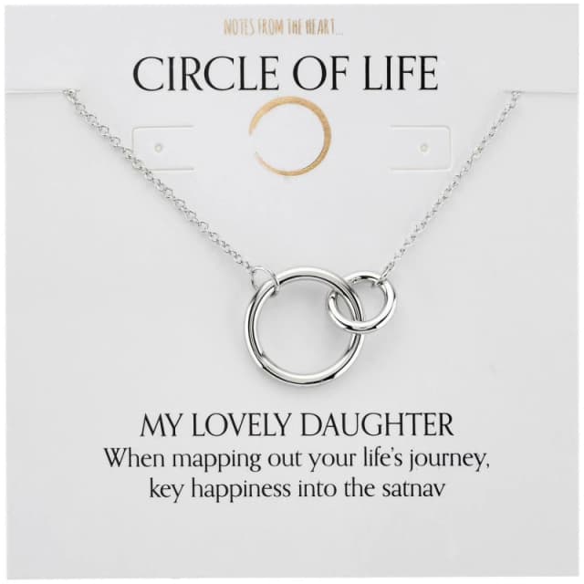 Notes From The Heart NFTH DAUGHTER CIRCLE OF LIFT Silver unisex One Size