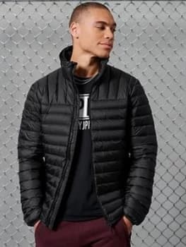 Superdry Core Down Jacket - Black, Size S, Men