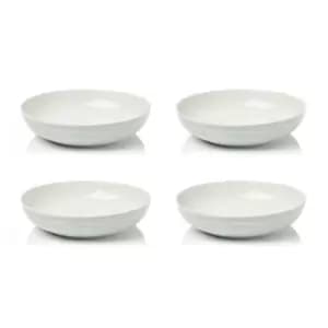 Sabichi 4 Piece Blue Swirl Pasta Bowl Set