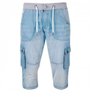 No Fear Reflect Shorts Mens - Bleach Wash