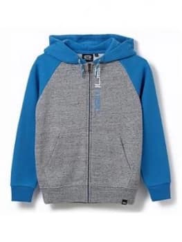 Animal Boys Humming Zip Through Hoodie - Grey