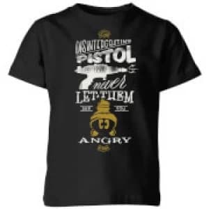 Looney Tunes ACME Disintegrating Pistol Kids T-Shirt - Black - 11-12 Years