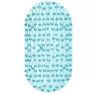 Premier Housewares Blue Pebble PVC Bath Mat 69 x 36cm