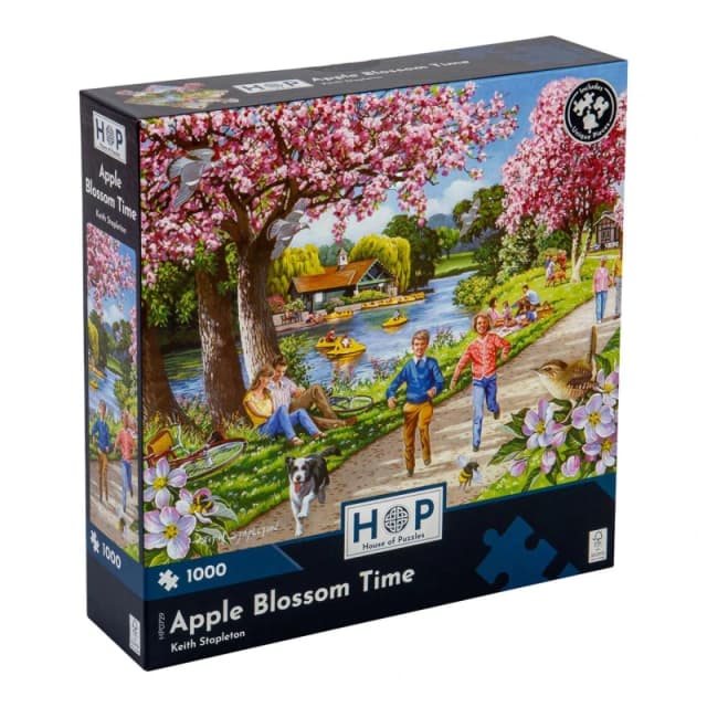 The House Of Puzzles Apple Blossom Time 1000 Piece Jigsaw Puzzle Size: 1000 Pieces Multicolor Unisex 1000 Pieces