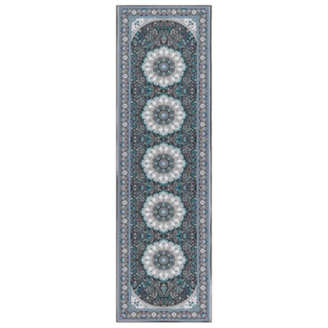 Beliani Rug Gediz Blue 60 X 200 Cm