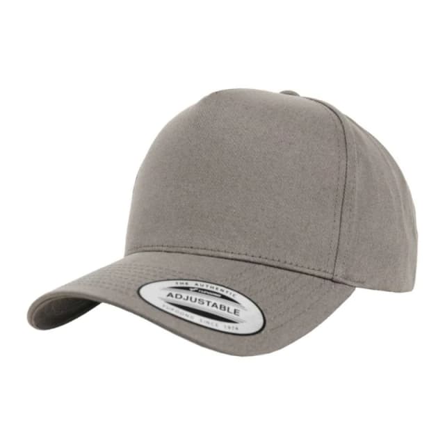 Flexfit Mens Classic 5 Panel Baseball Cap in Grey Grey Male One Size