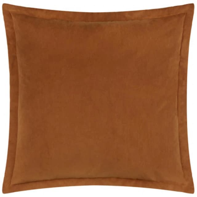 Yard Merton Velvet Cushion in Burnt Orange Size: 55cm x 55cm Burnt Orange Unisex 55cm x 55 cm