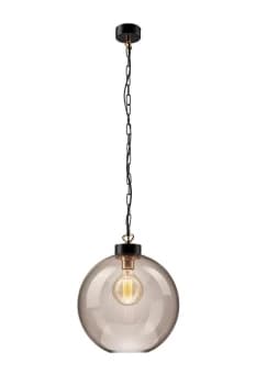 Globe Pendant Ceiling Lights Smoky , 1x E27