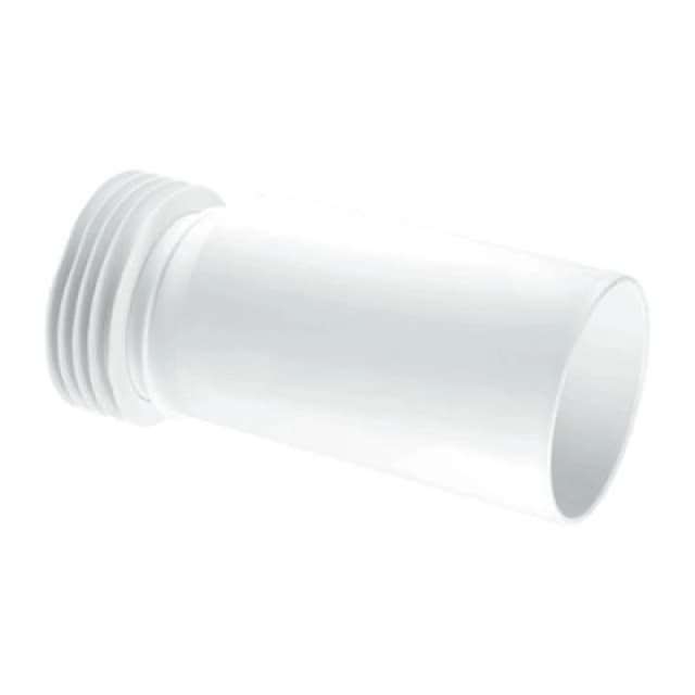 McAlpine WC-EXTC 10mm Offset Adjustable Length Extension Piece for Rigid WC Connectors White
