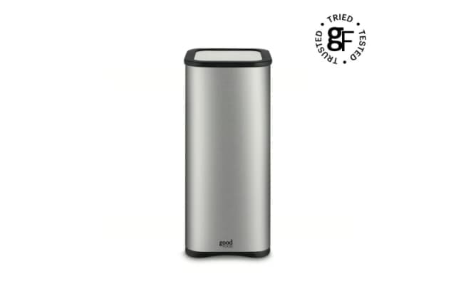 Tower Tower GF826191 Pasta Jar with Glass Viewing Window, Stylish Mirror Finish, 3.7L, Stainless Steel with Black Accents in Grey Grey A Unisex 505646