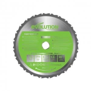 Evolution FURYA Multi Purpose TCT Circular Saw Blade 255 x 25.4mm x 24T