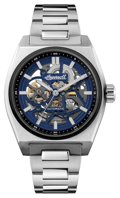 Ingersoll I14305 THE VERT Skeleton Automatic (43mm) Blue Watch