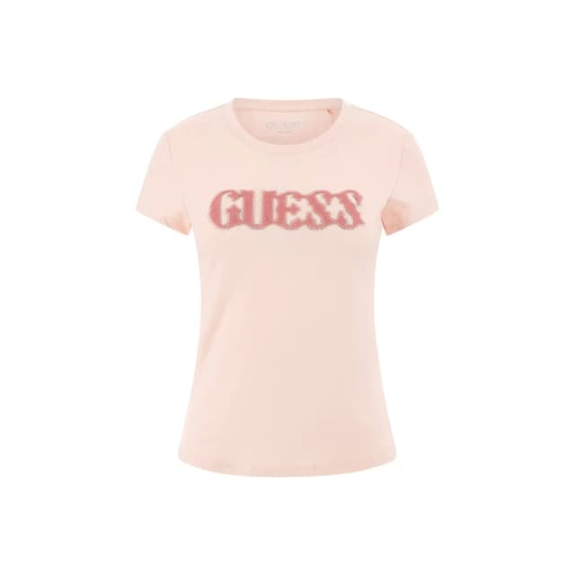 Guess T-Shirt with pony hair logo For Her Guess R5 Rose Female S