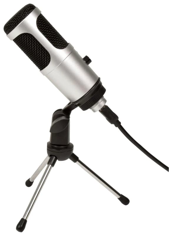 Citronic USB Podcast Streaming Microphone and Stand for PC or Mac AVS-221228 Microphone USB