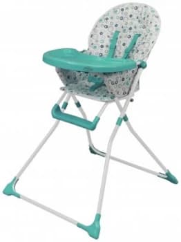 BeBe Fold Ez 123 Highchair Blue Bubbles