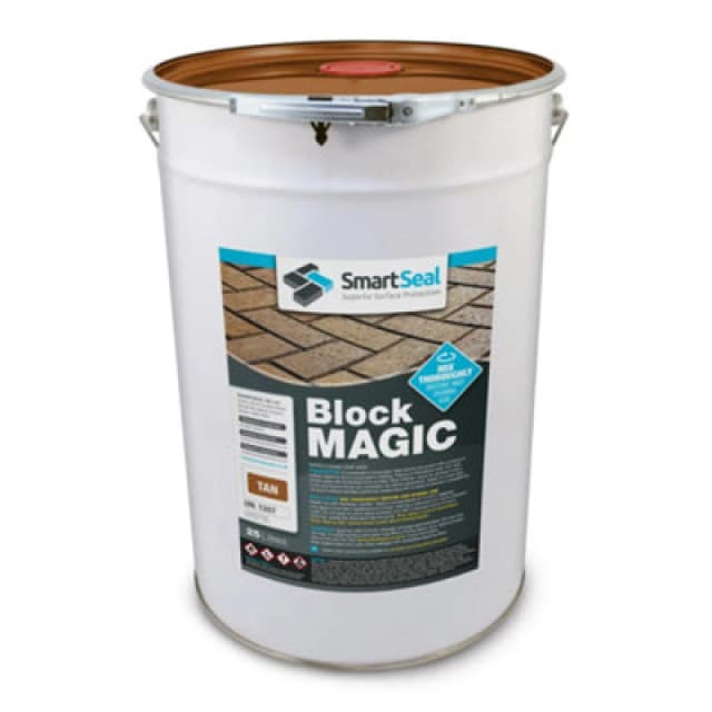 Smartseal - Block Magic - Tan (25L) - A Re-Colouring Block Paving Sealer. Superior To Concrete Paint, Transform Old Driveways