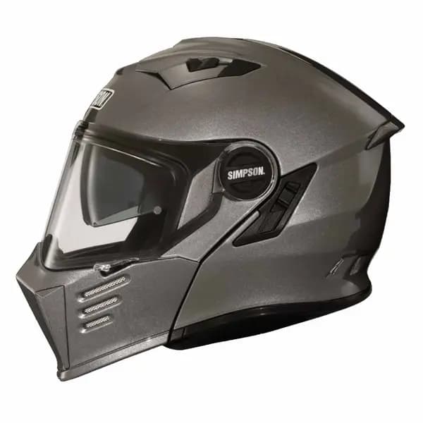 Simpson Darksome Gunmetal ECE22.06 Modular Helmet Size L