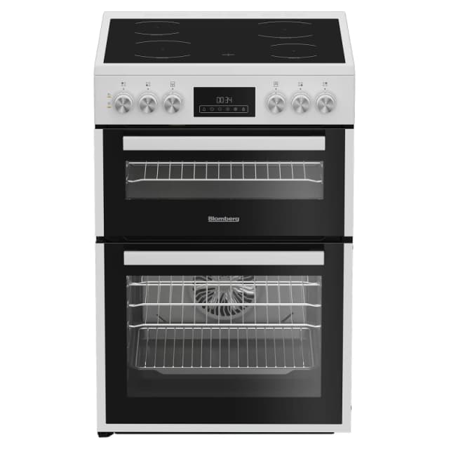 Blomberg HKRN651W 60cm Freestanding Ceramic Cooker - White HKRN651W