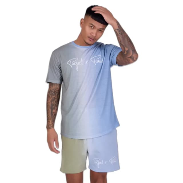 Project X Paris Two-tone gradient T-Shirt Project X Paris Vert Male XS