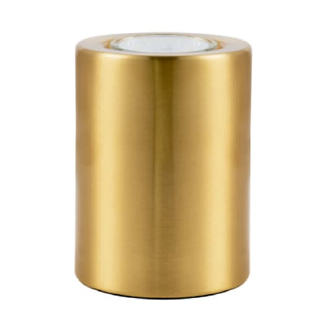 Happy Homewares Small And Contemporary Brushed Gold LED Table/floor Lamp Uplighter