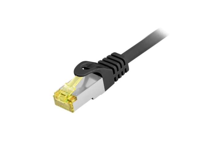 Equip Cat.6A S/FTP Outdoor Patch Cable. 1.0m. Black