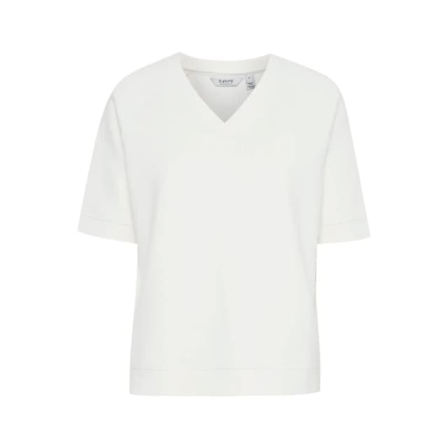 b.Young Womens top T-Shirt b.young Pusti Blanc Female S