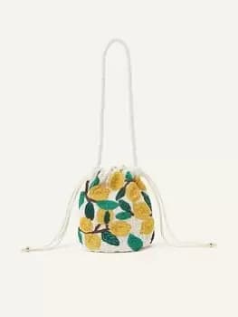 Accessorize Lemon Beaded Duffle