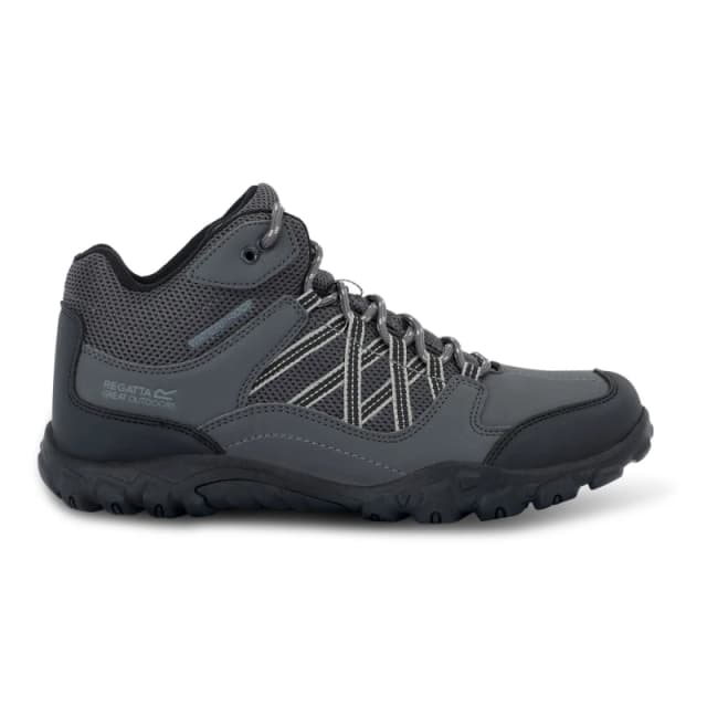 Regatta Regatta Men Edgepoint Waterproof Mid Walking Boots in Mid Grey Size: 7 Mid Grey 7 Male 5063516023067
