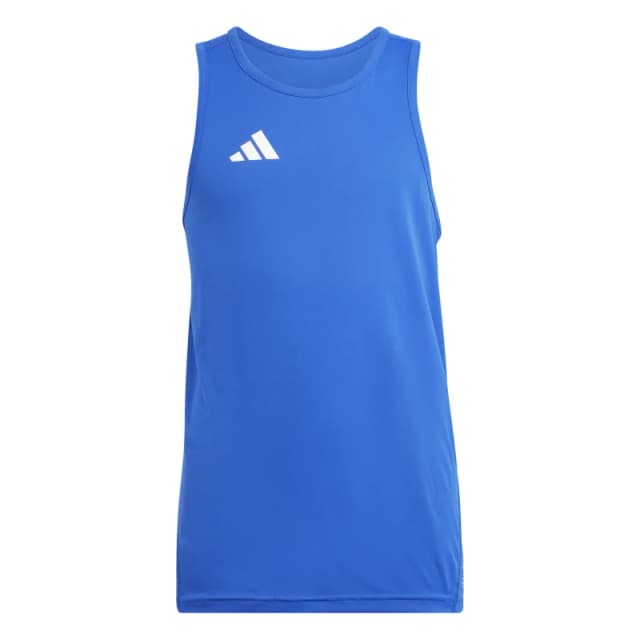 Children's tank top adidas Adizero Team Bleu Male 11/12 ans