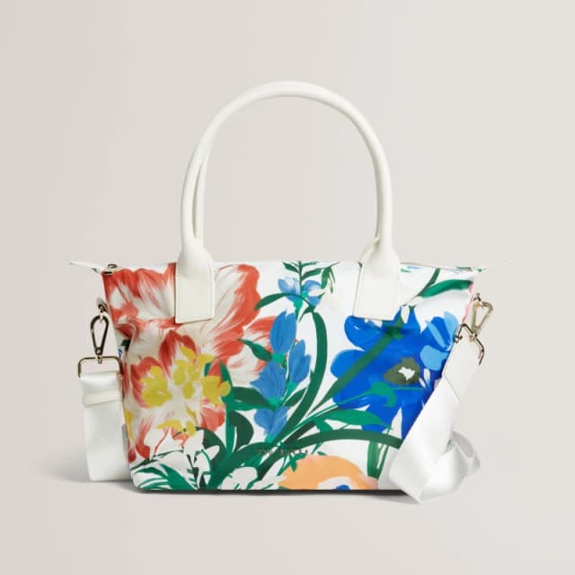 Ted Baker Ted Printed Tote Bag Ld63 White female One Size