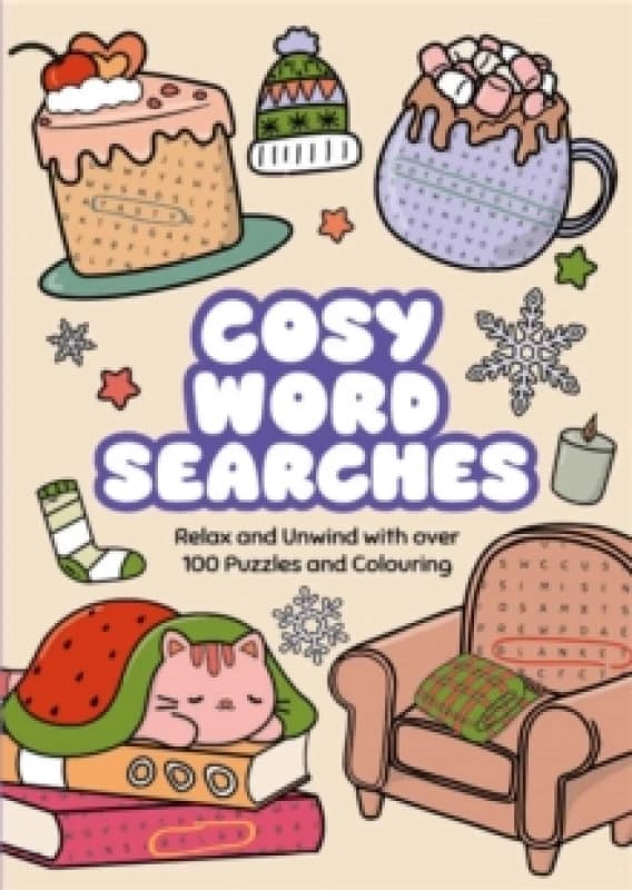 Cosy Word Searches : Relax and Unwind with over 100 Puzzles and Colouring Paperback / softback