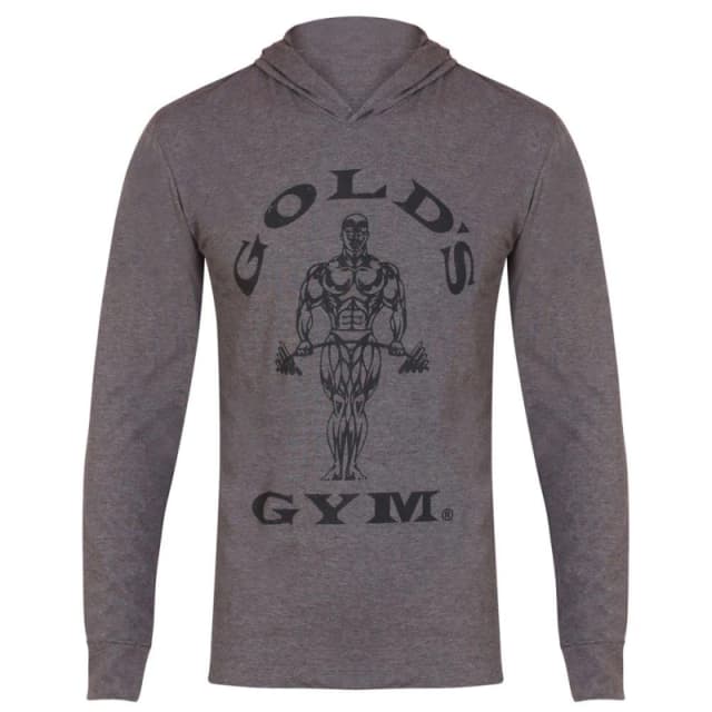 Golds Gym Hoodie Mens - Grey Grey S