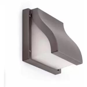 08-faro - Suma dark gray garden wall light 2 bulbs