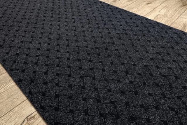 RugsX Runner - Doormat Antislip Vectra 900 Outdoor, Indoor Anthracite 100 Cm 100X100 Cm