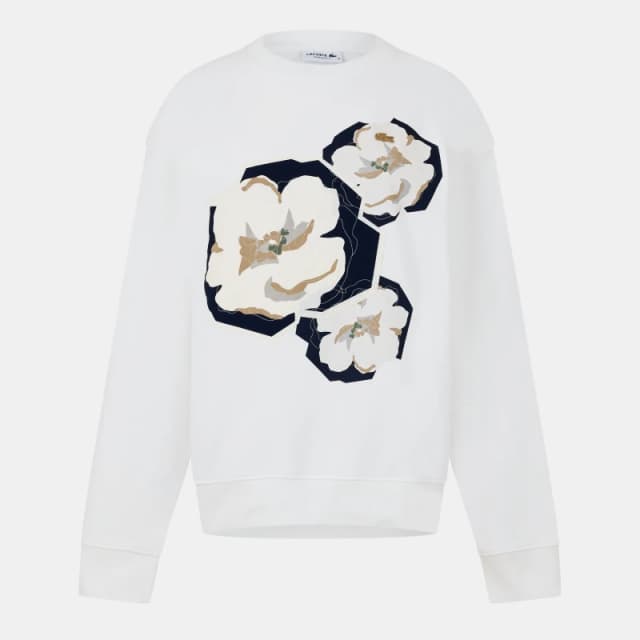 Lacoste Womens Crew Neck Jumper Crew Neck Jumpers 6 (34) White 33082701270