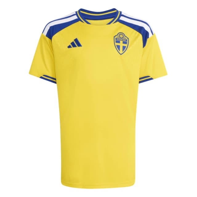 adidas Sweden Home Shirt World Cup 2026 Juniors International Replica Shirts 9-10 Years Yellow 37129913195