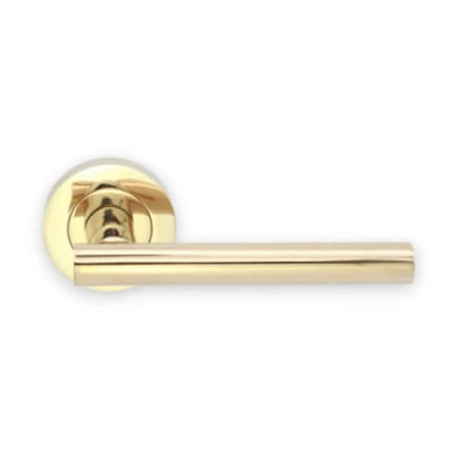 Spira Brass Jura Lever Door Handle Pvd Brass