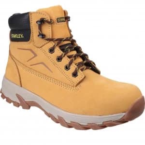 Stanley Mens Tradesman Safety Boots Honey Size 10