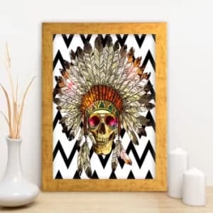 AC4475944424 Multicolor Decorative Framed MDF Painting