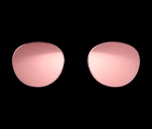 Bose Lenses Rondo style Mirrored Rose Gold (Polarized)