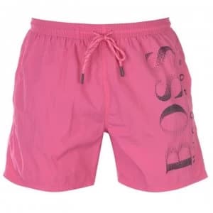 Hugo Boss Octopus Logo Swim Shorts Bright Pink Size L Men