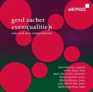 Gerd Zacher Eventualities Solo and Duo Compositions by Gerd Zacher CD Album