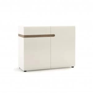 Exton 2 Door 1 Drawer Sideboard - White Gloss